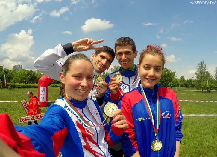 Тони, Цвети, Кирил и Иван победители в смесената спринтова щафета от държавното първенство и през 2016